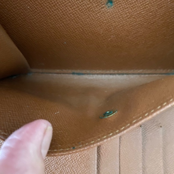 Vintage Louis Vuitton Monogram Wallet Purse SP1918 w/ Chain/Made in France - Picture 5 of 7